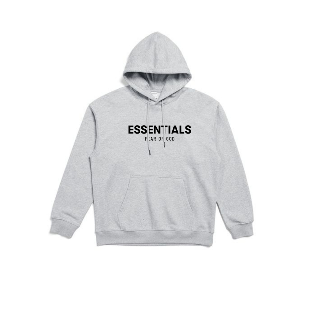 Jacket Hoodie Essentials Premium Distro Unisex Logo Aesthetic / Hoodie Essentials Cotton Fleece / Ho