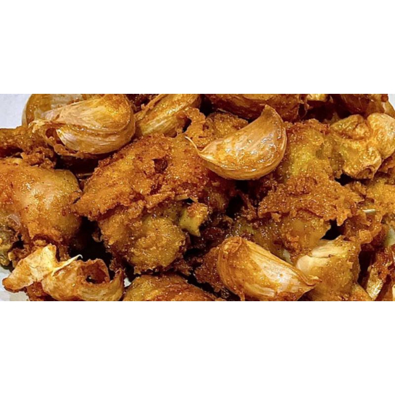 

AYAM GORENG BAWANG PUTIH 1/2 kg