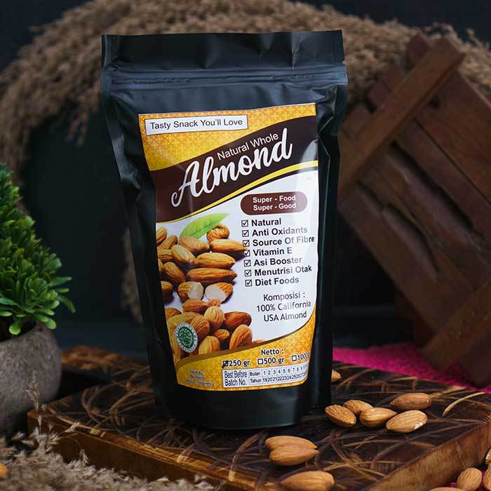 

Almond Roasted 250 Gr - Kacang Almon Panggang Original