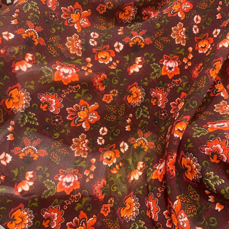 kain sifon motif - kain sifon premium - kain sifon motif bunga