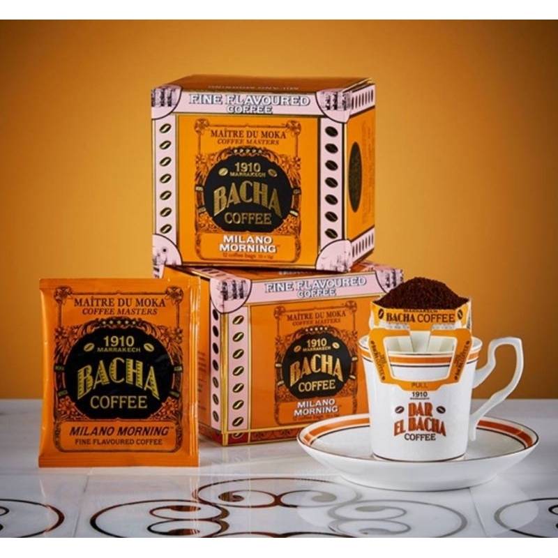 

Popular Famous International Bacha Coffee Drip Packet Travel-friendly Kopi Fan Singapore Singapura Milano Marrakech