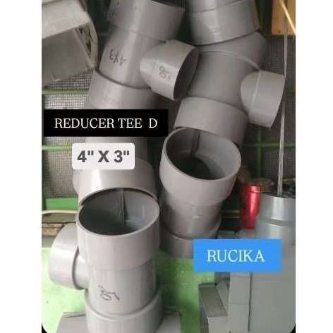 RUCIKA Reducer Tee 4" X 3"