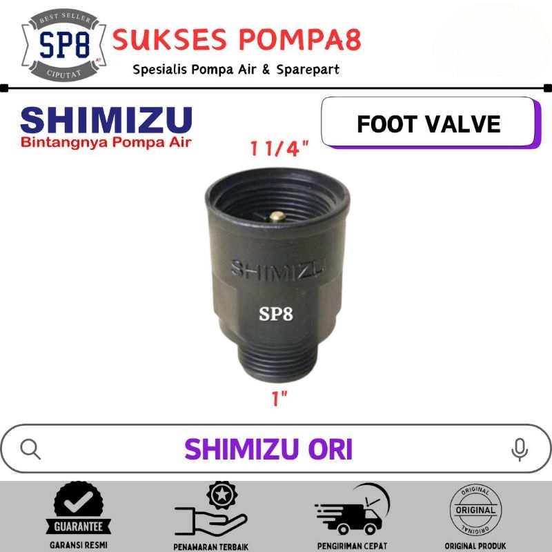 Tusen Klep / Foot Valve SHIMIZU ORI PC-260/267/268/375/503 BIT