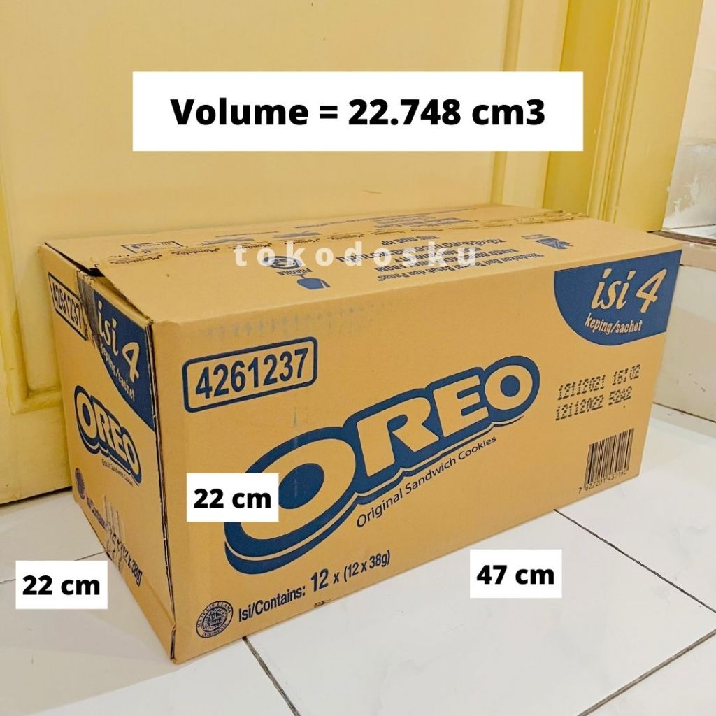 

(OREO4) KARDUS PINDAHAN MURAH, PACKING TEBAL, BOX BESAR, DOS OREO