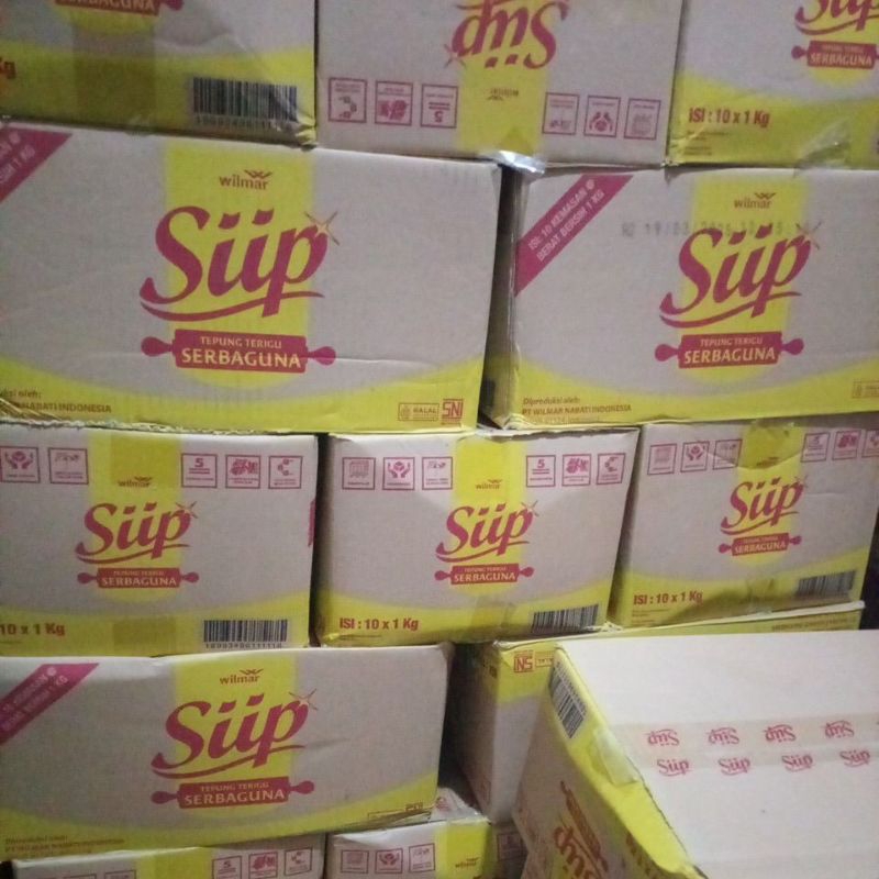 

Tepung Terigu Siip kemasan 1 kg satu karton