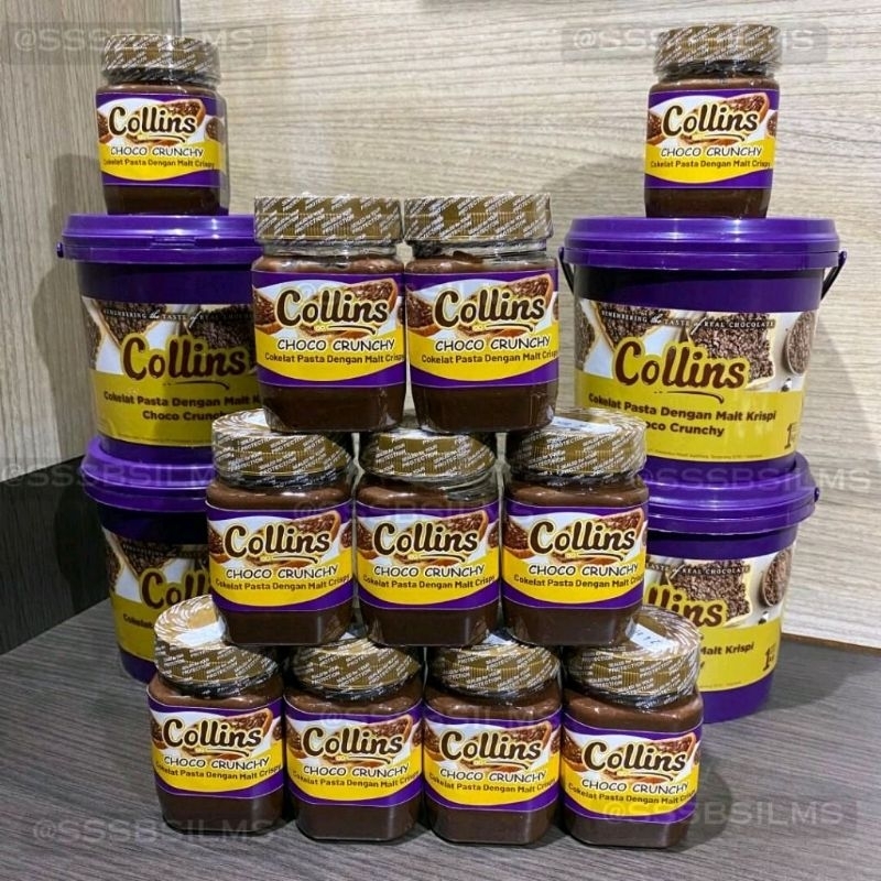 

Collins Choco crunchy coklat topping crunchy botol