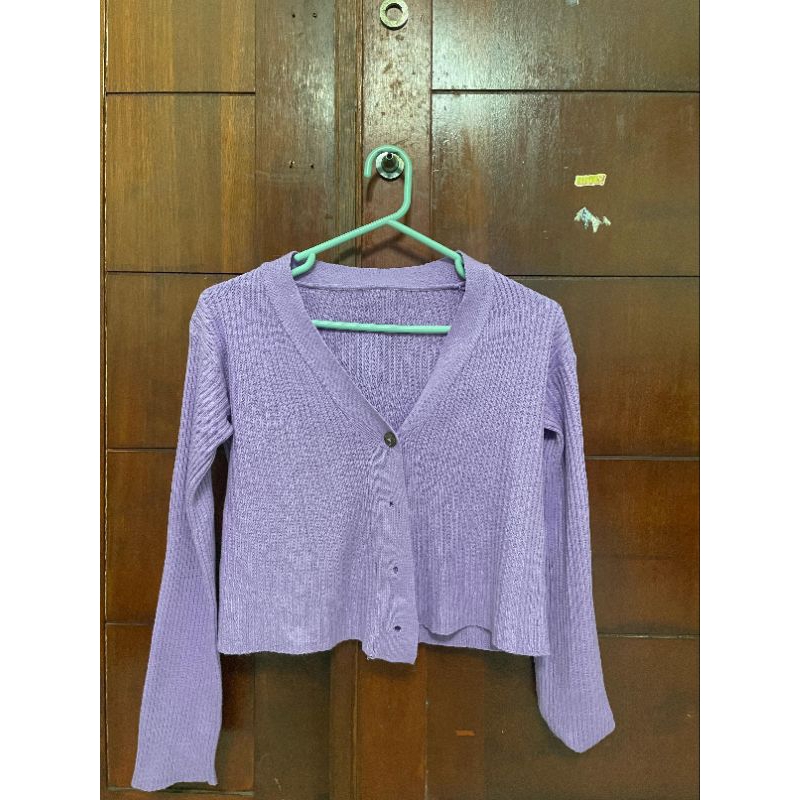 Cardigan Ungu