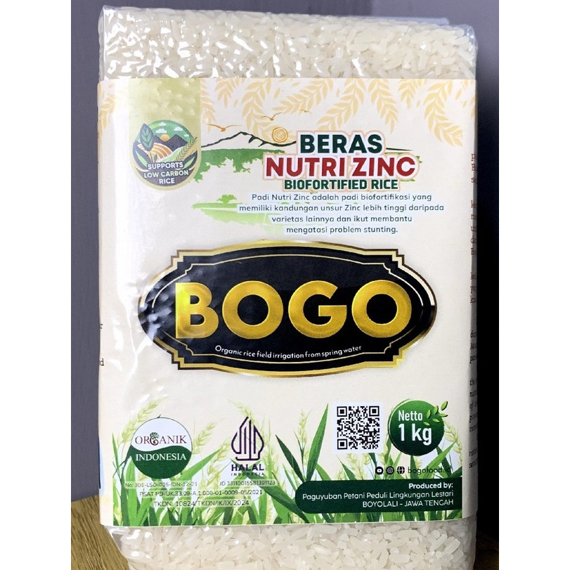 

BOGOFOOD.ID BERAS PUTIH NUTRIZINC ORGANIK - ANTI STUNTING