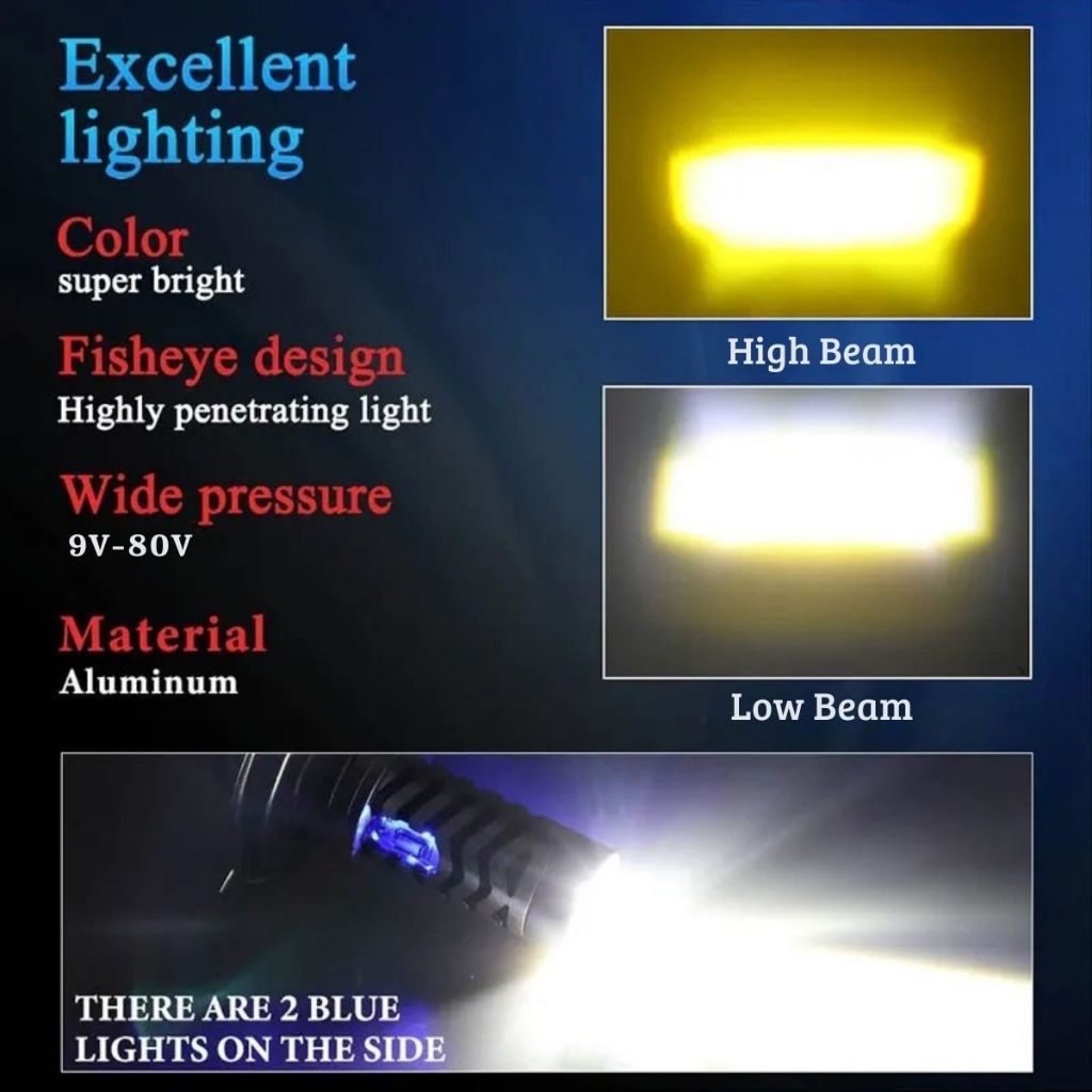 Sale Lampu Utama Led Laser Original Motor Ac Dc Hi Lo 2 Warna Motor Matik Bebek