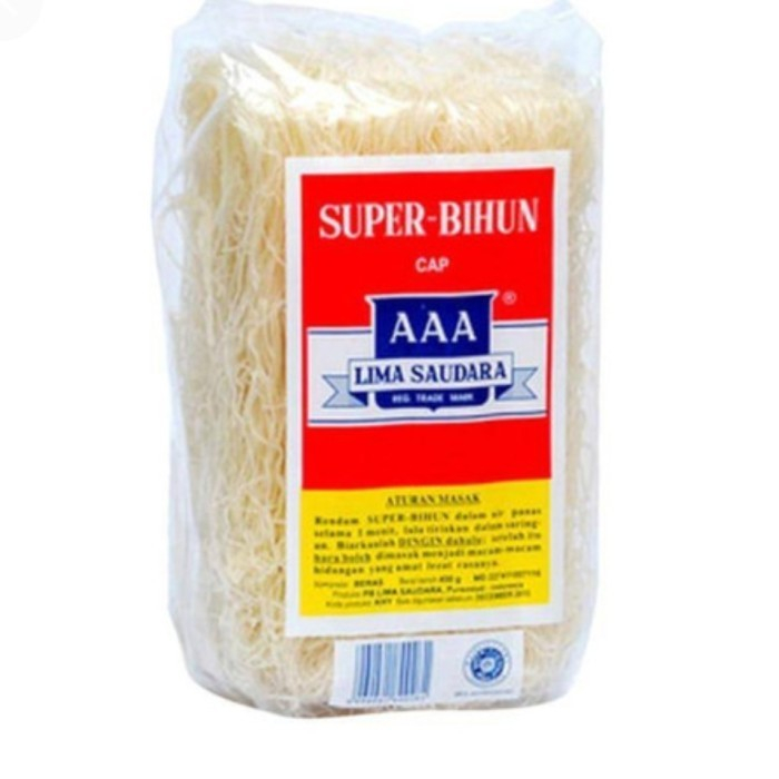 

AAA BIHUN LIMA SAUDARA BKS 450 GR