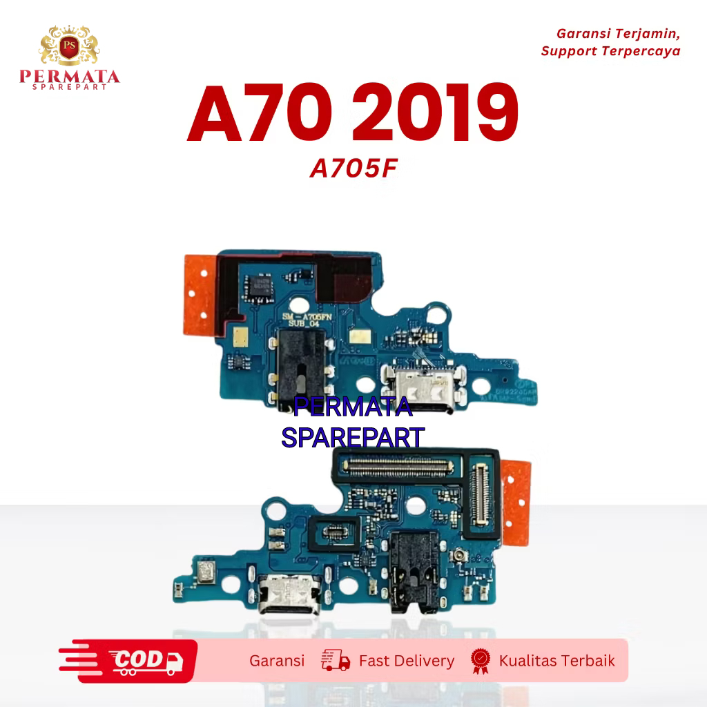 PAPAN CAS SAMSUNG A70 2019 A705F | KONEKTOR CAS HP