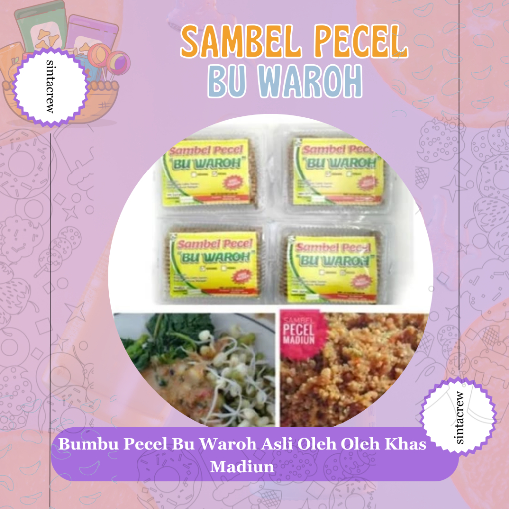 

Bumbu Pecel Bu Waroh Asli Oleh Oleh Khas Madiun