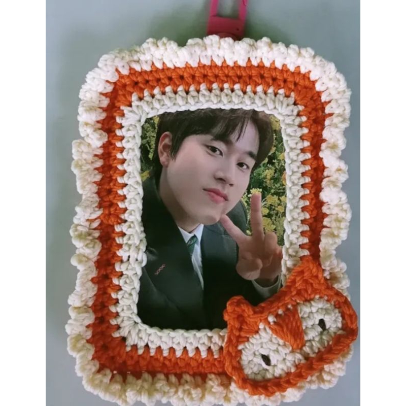 

photo card case rajut