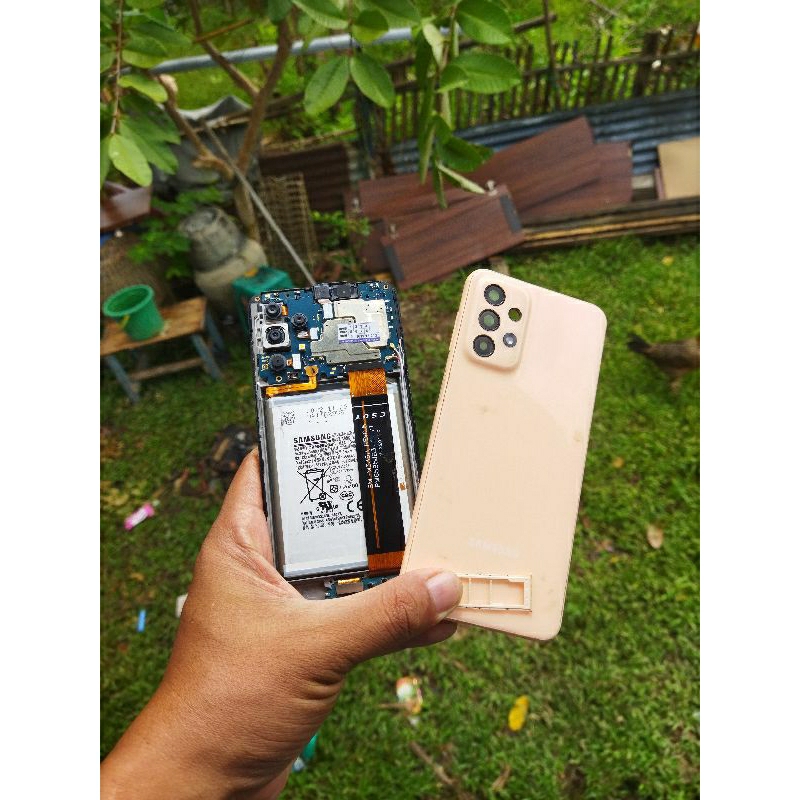 Samsung A23 5G minus lcd minus konektor mainboard lcd mesin poin utuh satu unit masih perawan
