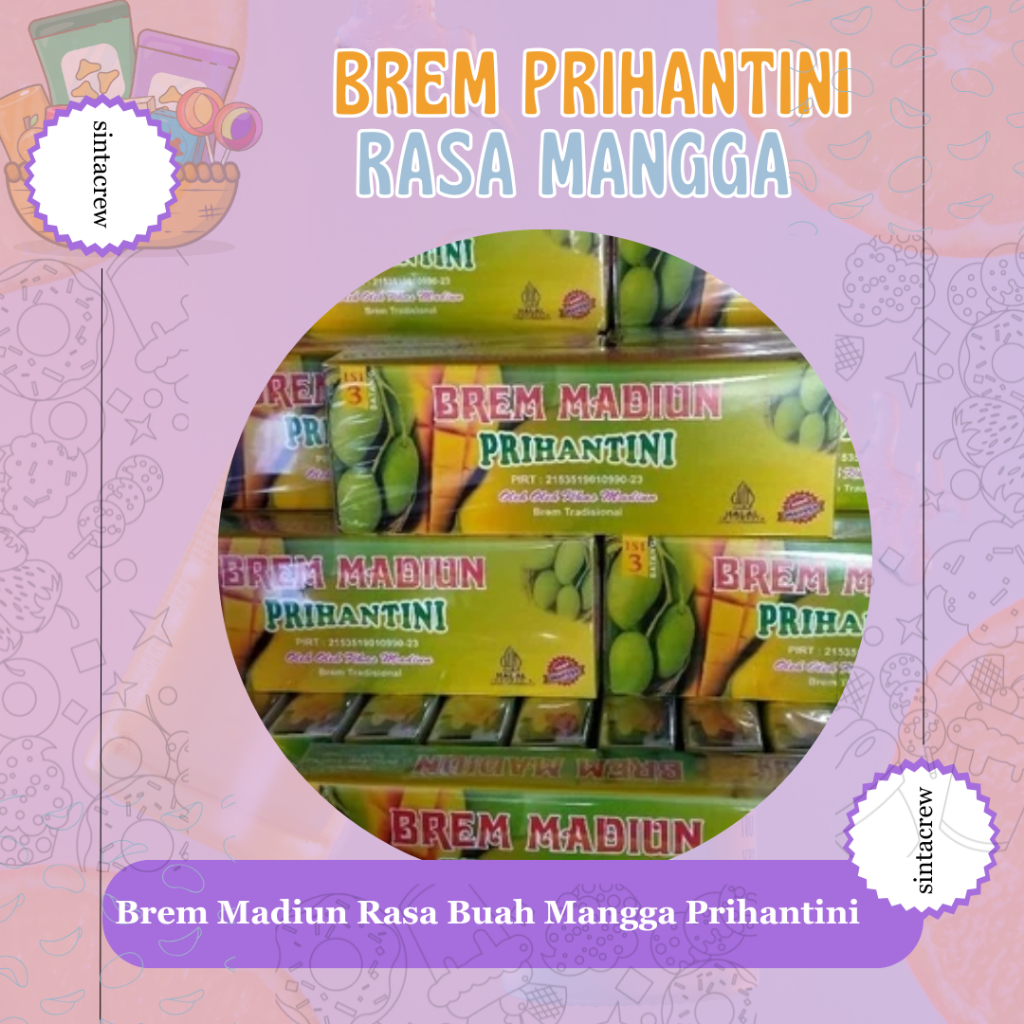 

Brem Madiun Rasa Buah Mangga Prihantini