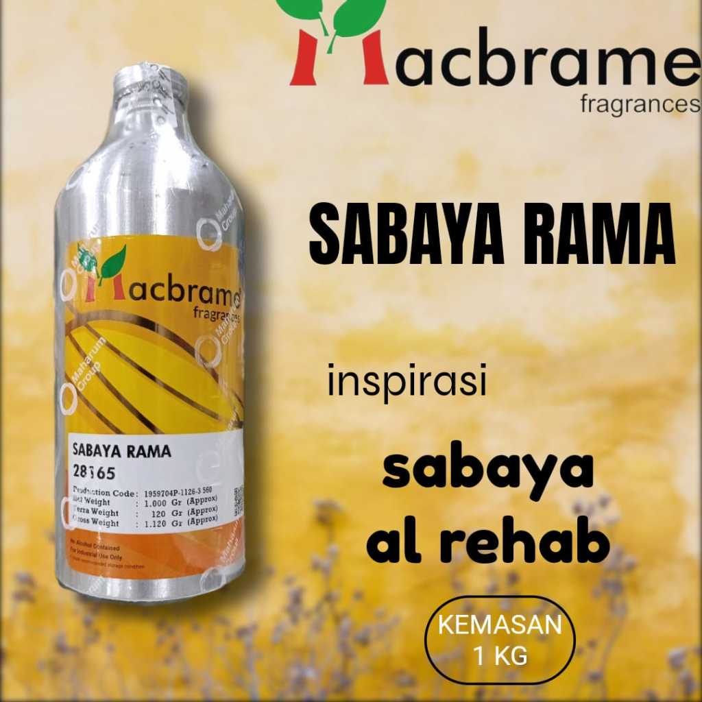 SABAYA RAMA BIBIT PARFUM MURNI KEMASAN SEGEL 1KG. BY MACBRAME