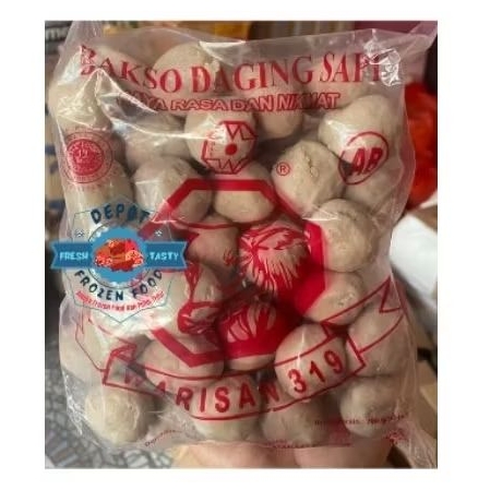 

Bakso Daging Sapi Warisan isi 50 Butir Polos Kemasan Frozen
