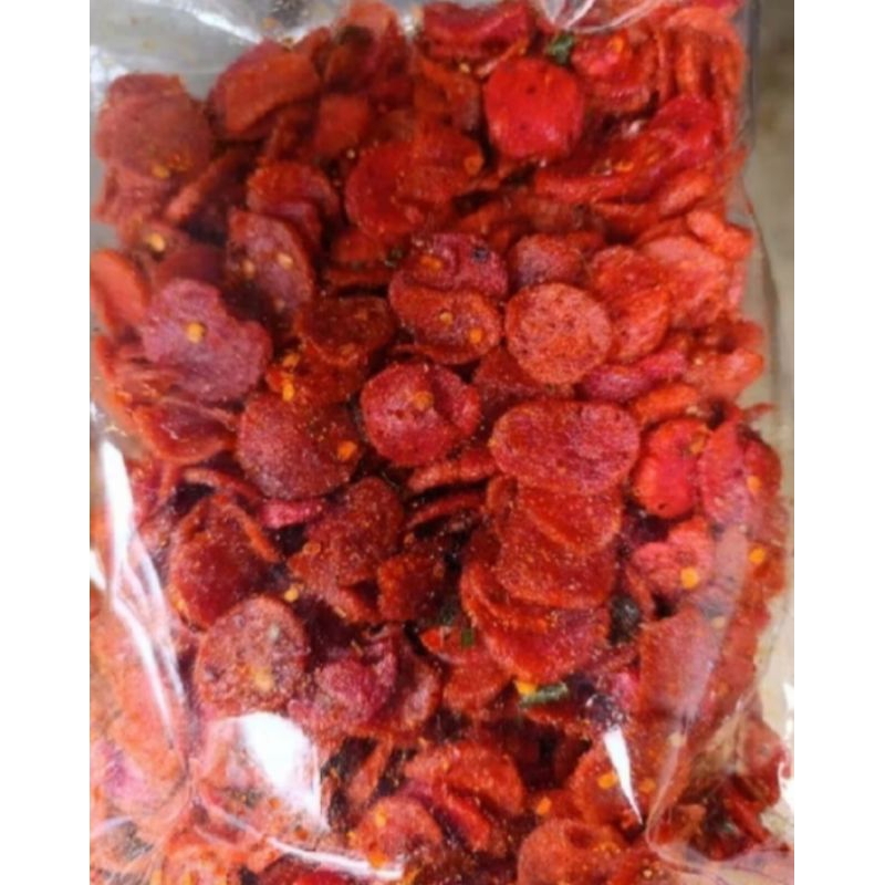 

sosreng sosis goreng pedas mantap harum daun jeruk 1kg