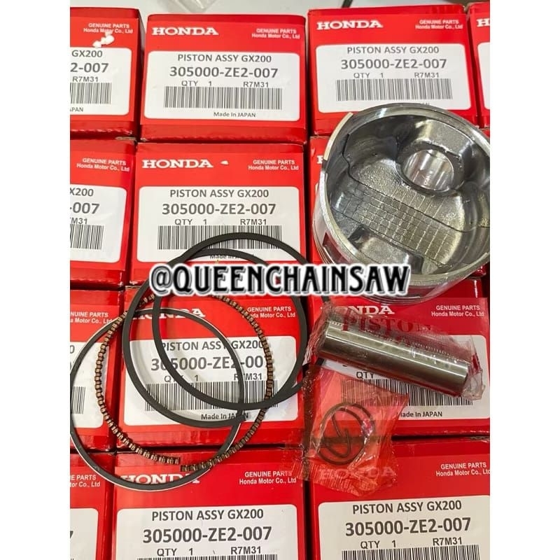 PISTON ASSY GX200 HONDA PISTON LENGKAP MESIM GX200 HONDA