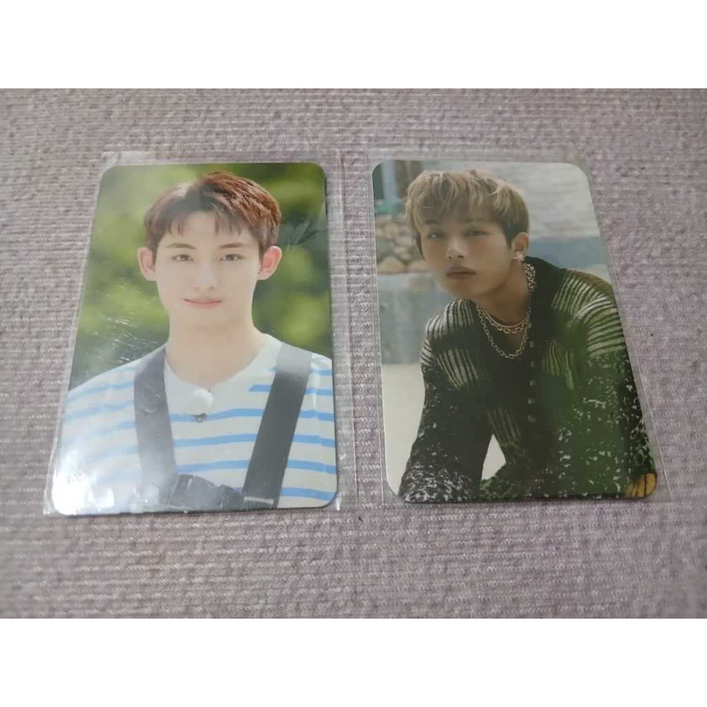 Photocard PC Winwin WayV benefit kick back ch press & Photocard PC Winwin Flipbook WayVision