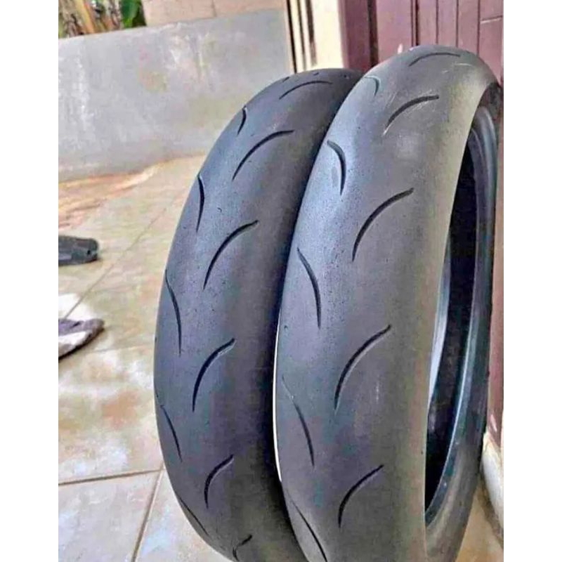 Sepasang ban tubles copotan MP27 Ring 14