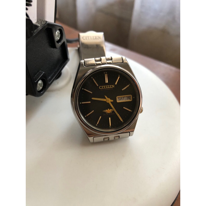 VINTAGE MENS WATCH JAM TANGAN CITIZEN AUTOMATIC EAGLE7 21 JEWELS FULL ORIGINAL MADE IN JAPAN MULUS N