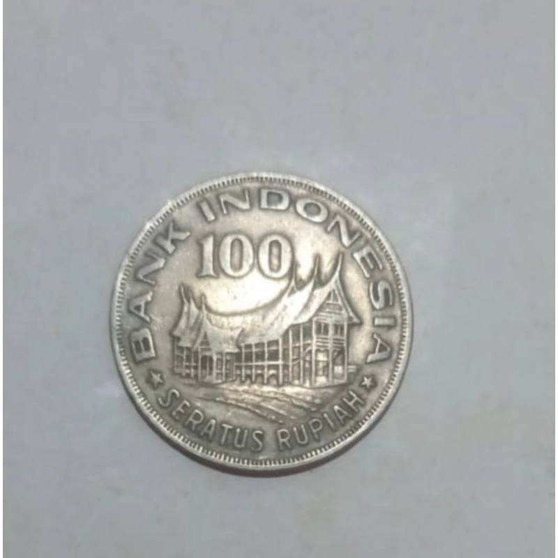 Uang Logam 100 Rumah Gadang Tahun 1978