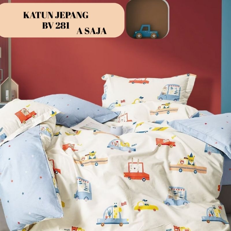 Sprei Katun Jepang BV 281 / Sprei Katun Jepang Laris / Sprei Katun Jepang Import