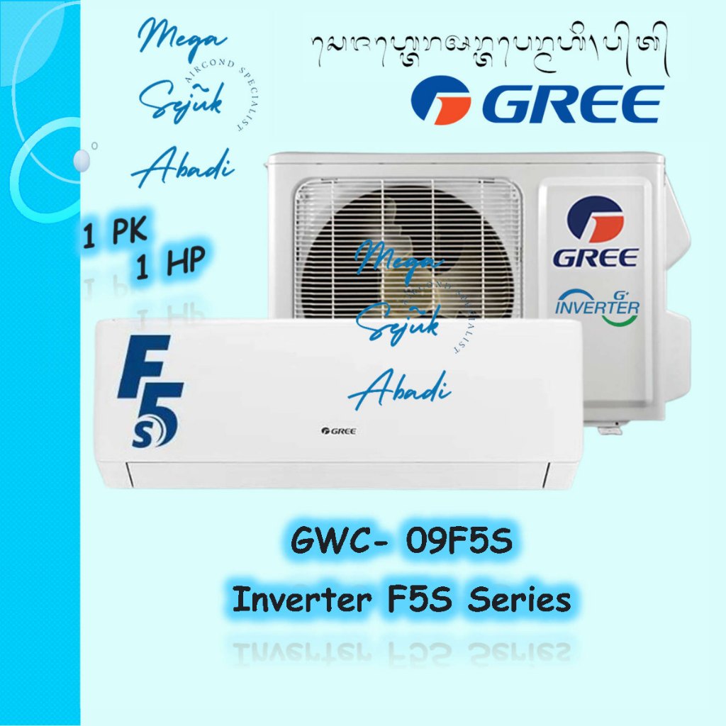 AC Gree 1 PK Inverter / GWC-09F5S