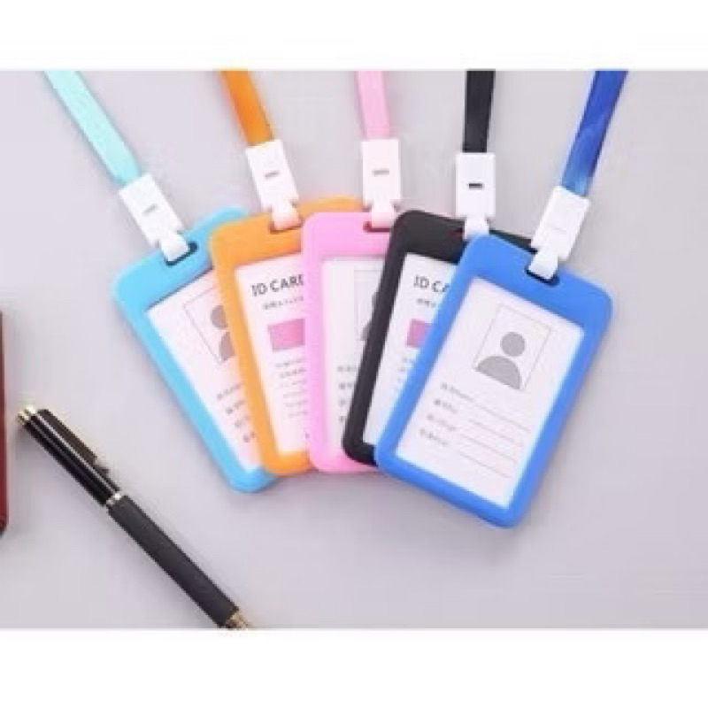 

AK Name Tag ID Card Holder 2 Sisi/ Panitia / Gantungan Kartu Nama / ID Card Tali