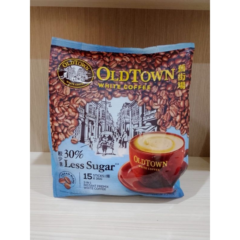 

Oldtown white coffe less sugar
