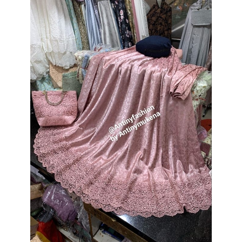 Mukena Thalita sutra premium/ mukena premium/ mukena sutra dewasa premium