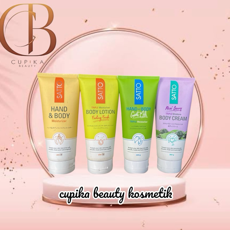 ADA GROSIR [ok] SATTO HANDBODY LOTION 200 ML - MOISTURIZING LOTION PENCERAH