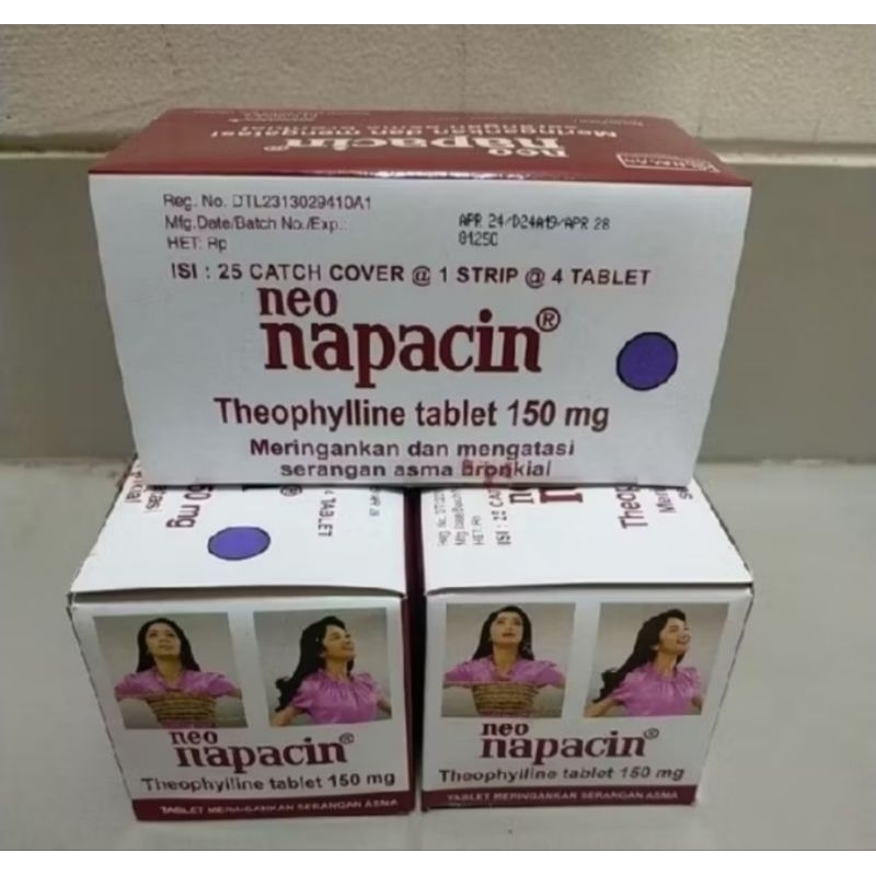 Neo napacin 1 box isi 25 strip (100 tablet)