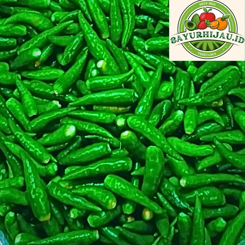

Sayur Murah - Petikan Cabe Rawit Hijau 1kg MURAH