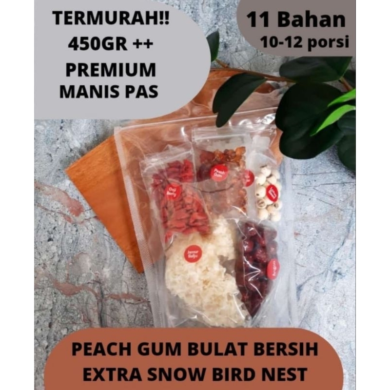

Peach gum mentah siap masak 450gr