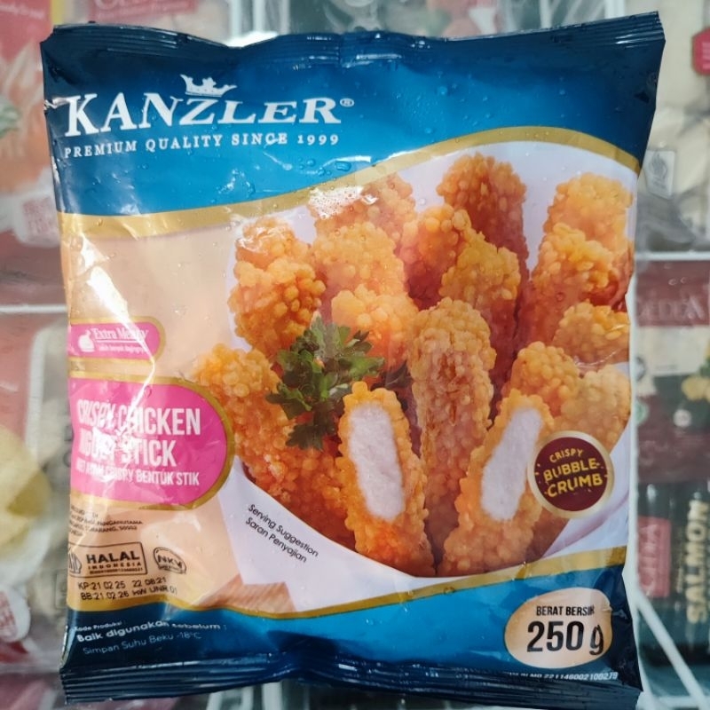 

Kanzler Crispy Chicken Nugget STICK 250g (Kemasan Medium)