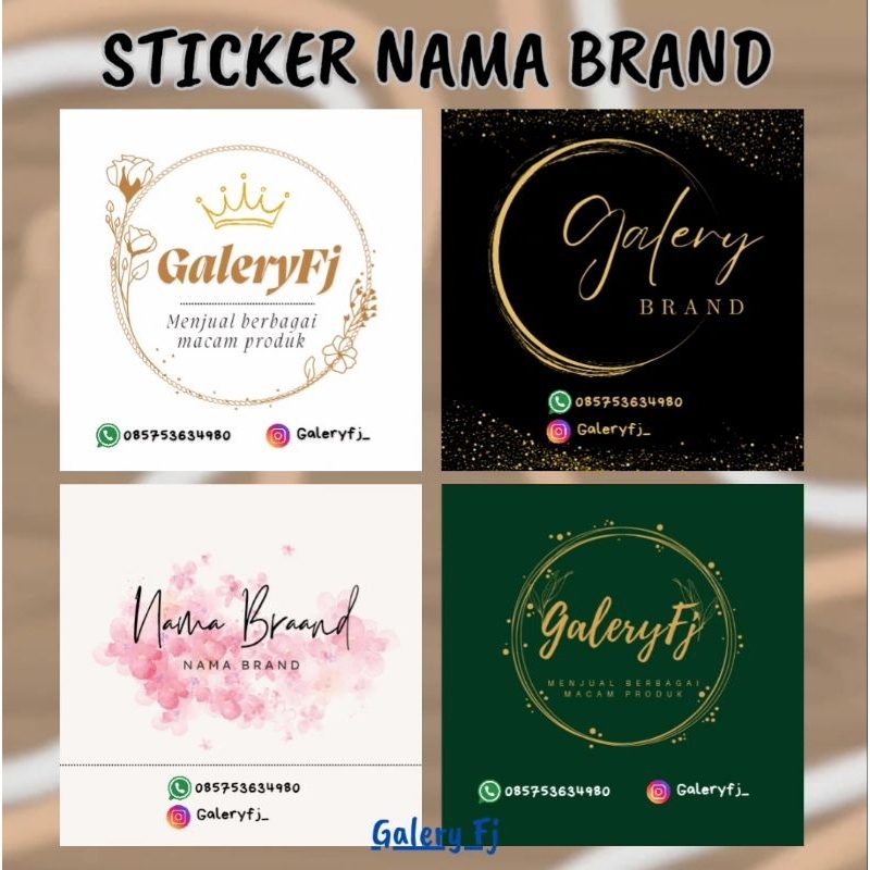 

STCIKER LOGO OLSHOP/STICKER MERK OLSHOP/THANK YOU [BENTUK PESERGI) UKURAN 3X3/4X4 CM FREE CUTTING