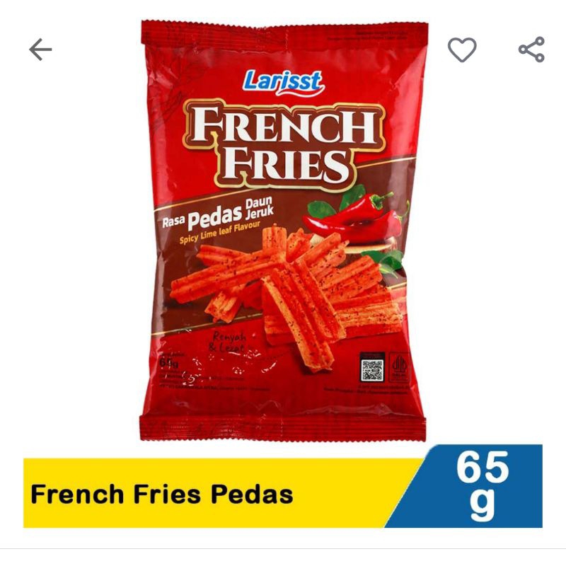 

Larrist French Fries pedas 65gr