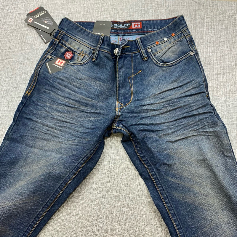 CELANA JEANS PANJANG SLIMFIT TIDAK MELAR DMG GOLD