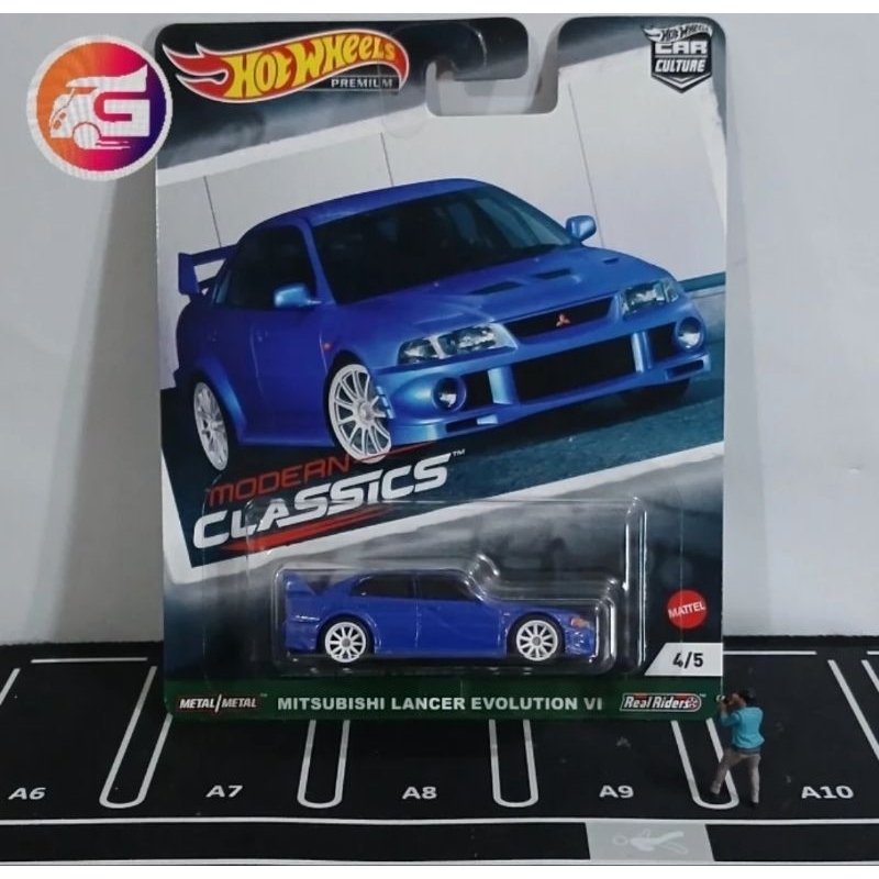 Hot wheels premium mitsubishi lancer evo VI modern classic