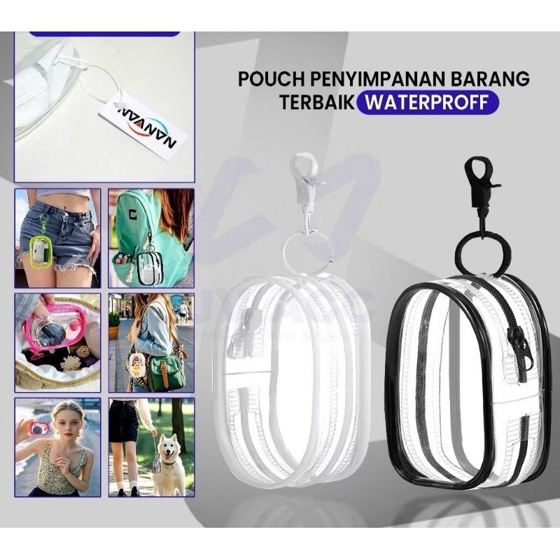 Tas Pouch Kecil Kotak Penyimpanan Transparan
