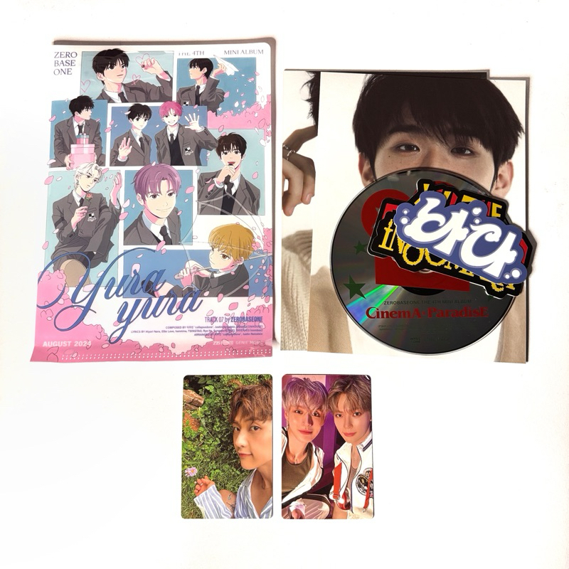[READY] ZB1 Cinema Paraside Zerose Ver Yura Yura Matthew Photocard Zerobaseone