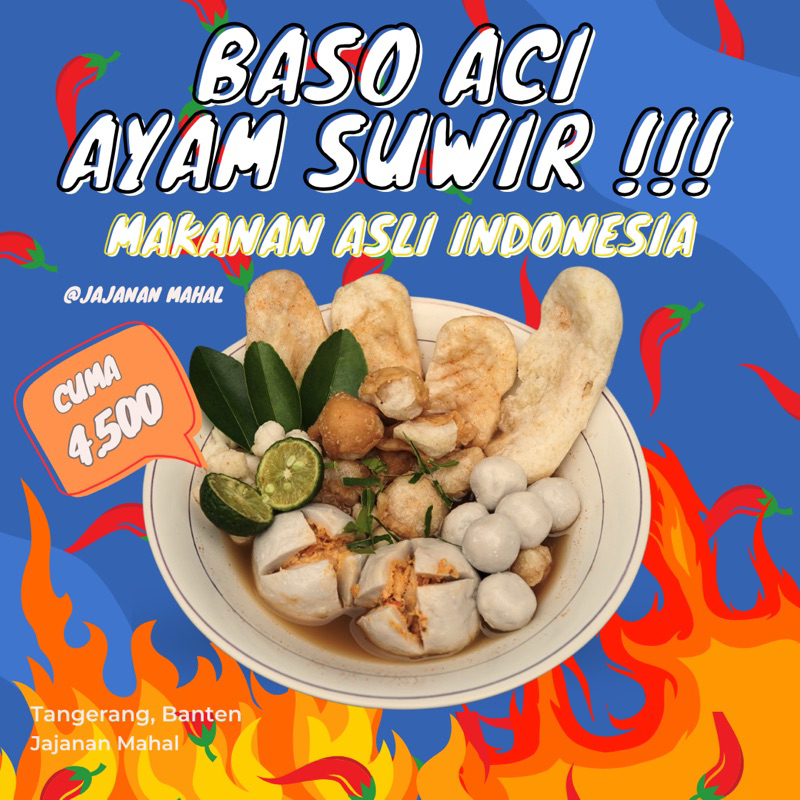 

AYAM SUWIR BASO ACI ECERAN 1 BUNGKUS, Pedas Nikmat - Makanan Gurih & Lezat, Food, Instan, Kuah, Seblak, Mie, baso aci garut cuanki 12 pcs lidah cuanki Baso Aci bakso aci Bawang Asin
