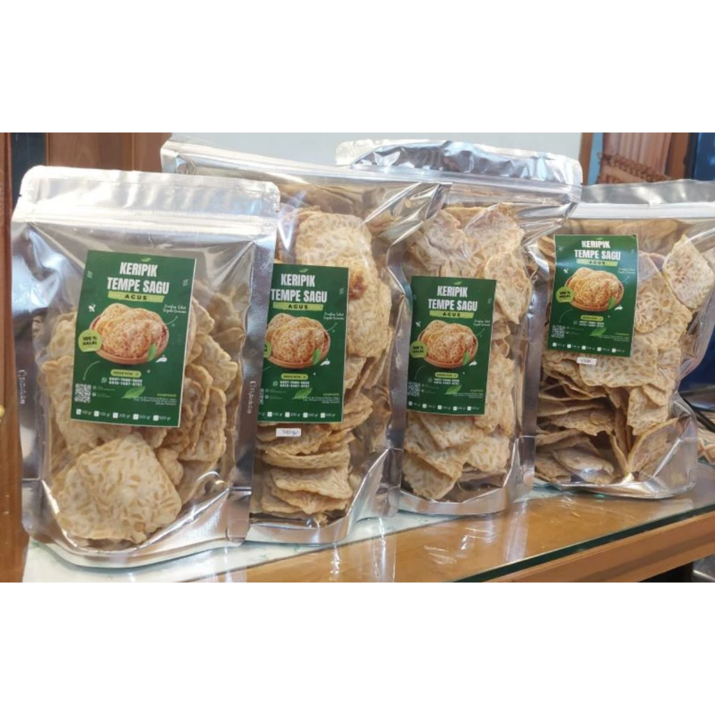 

Kripik Keripik Tempe Sagu Agus Suga -- cemilan snack kiloan gurih, renyah, crispy home made homemade oleh-oleh khas bekasi