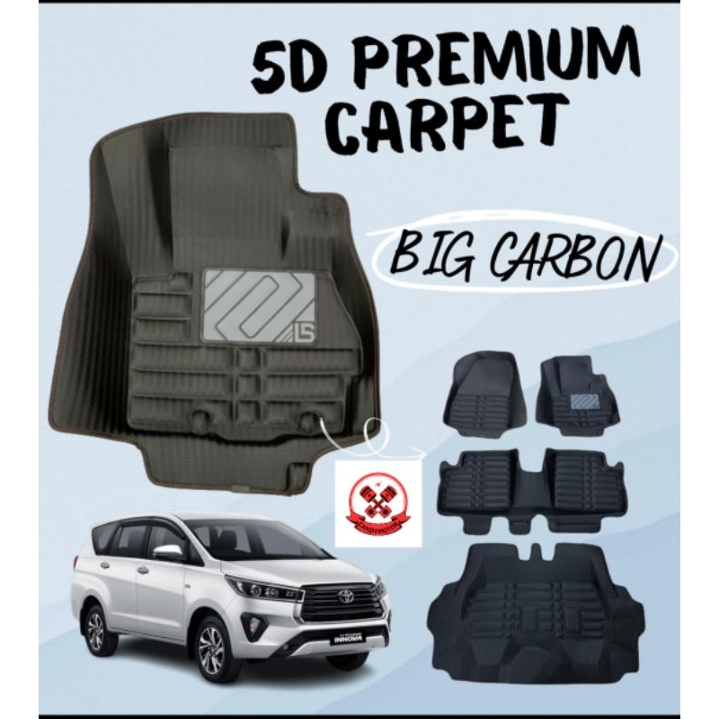 Karpet 5d Innova Reborn 2016 - Up Motif Carbon Karpet Mangkuk 5d Innova Reborn 2016 2017 2018 2019 2