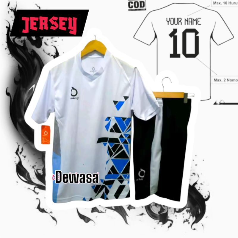 COD]JERSEY FUTSAL BAJU BOLA NAMA SENDIRI BAJU  DEWASA SETELAN DEWASA JERSEY DEWASA