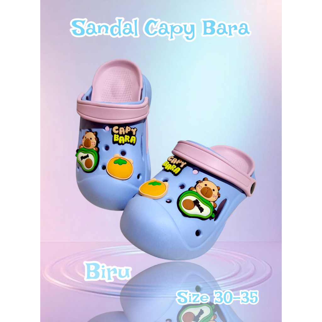 CAPY BARA Sandal Baim Anak Perempuan Sendal Karakter capybara untuk Anak 7th - 12tahun