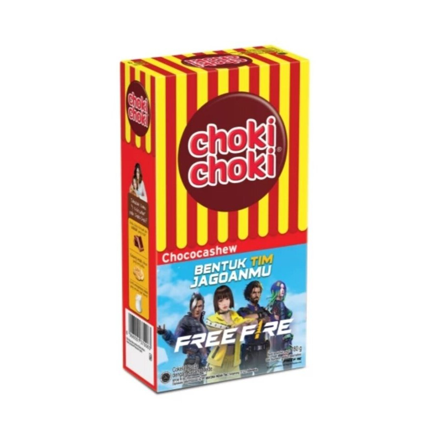 

Chokichoki CHOCOCASHEW Ecer 10 Gram Satuan Choki Cashew Pasta Coklat Snack Chocolate Cemilan Anak