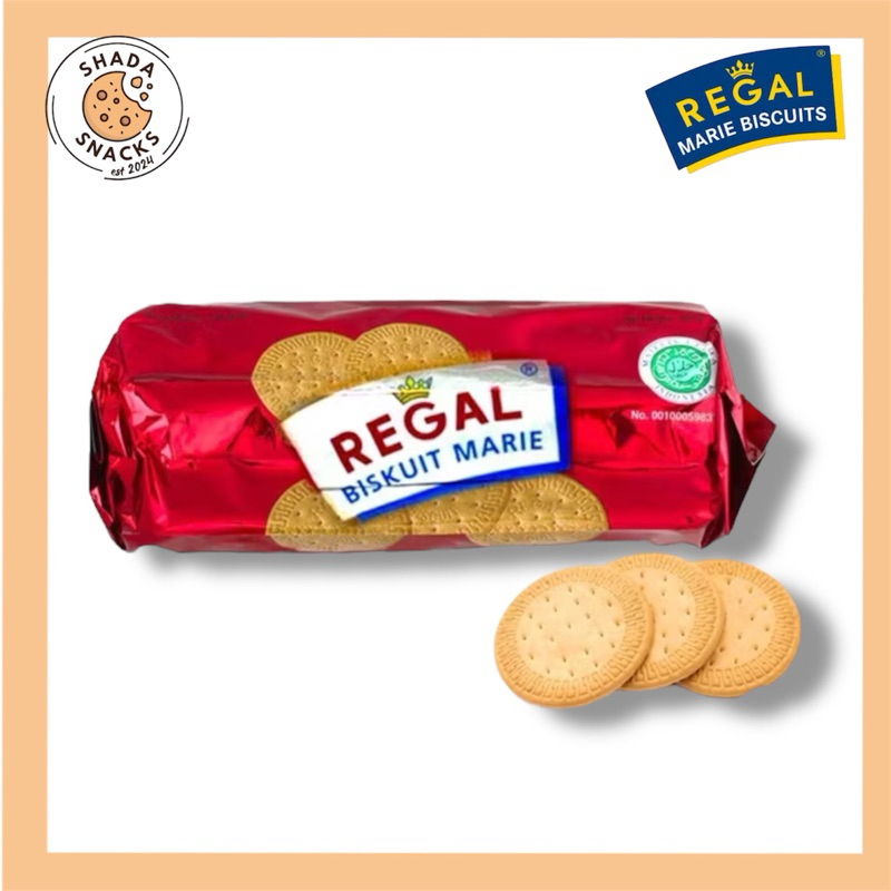 

Regal Biscuit Marie 125gr | Jajan Murah | Ecer